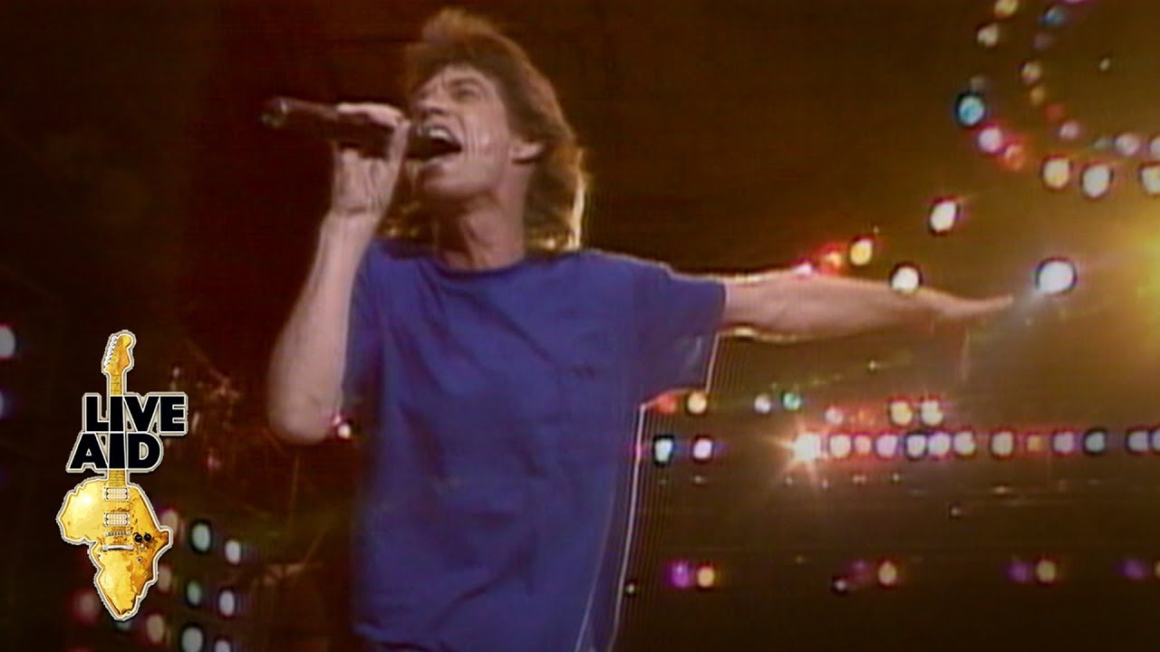 Concierto de ayuda en vivo de Mick Jagger
